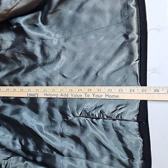 J.CREW Ladies Wool Coat Sz M Excellent condition Black - Picture 13 of 16